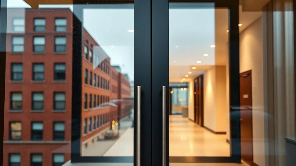 Glass Doors Langford Village